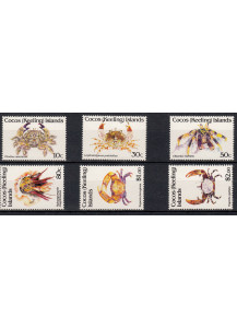 COCOS (KELLING) ISLANDS francobolli  Nuovi Yvert 255-60